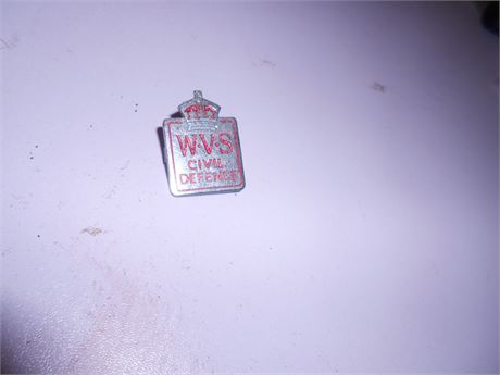 W V S BADGE WW2 ISSUE