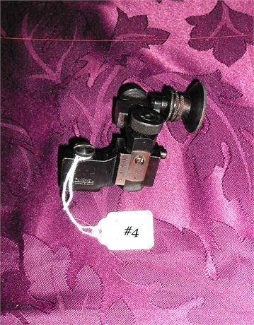 PARKER HALE PH25B REAR SIGHT WITH SIX HOLE APERTURE AND LENS HOLDER FEATURE