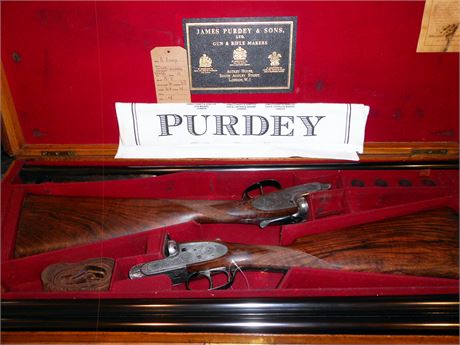James Purdey & Sons A Fine PAIR Of 12 Bore Double Trigger Sidelock Ejectors